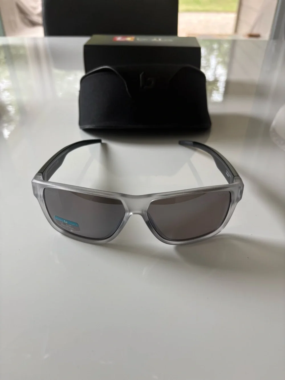 Bollé Gray/Transparent Polarized Sunglasses